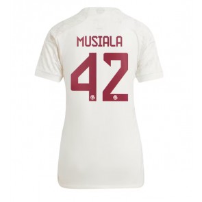 Lacne Ženy Futbalové dres Bayern Munich Jamal Musiala #42 2023-24 Krátky Rukáv - Tretina